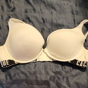 Cacique Women's White T-Shirt Bra 44D